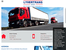 Tablet Screenshot of lyvertrans.com